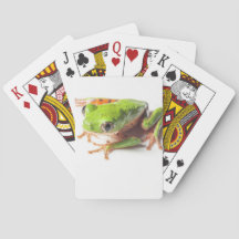 Carte de jeu de grenouille