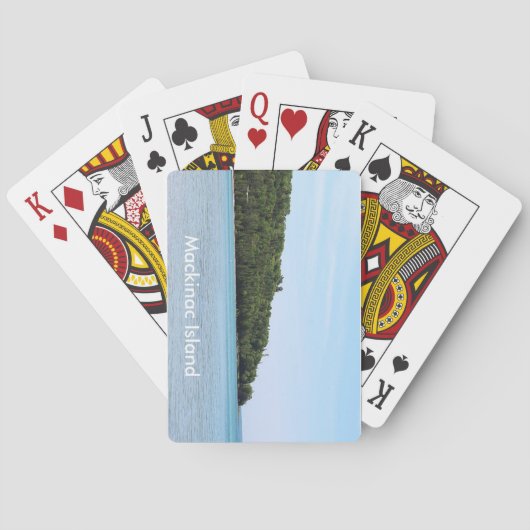 Jeu De Cartes Carte de jeu de l'île Mackinac (dos)