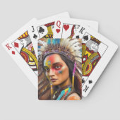 Jeu De Cartes Carte de jeu des Sioux d'Amérique (dos)