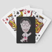Jeu De Cartes Carte de jeu drôle de caricature de boucher de (dos)