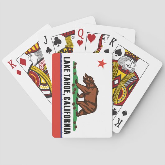 Jeu De Cartes Carte de jeu Lake Tahoe (dos)