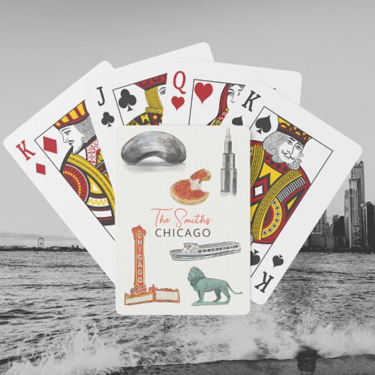 Jeu De Cartes Carte de jeu Mariage de Chicago
