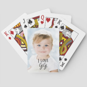 Jeu De Cartes Carte de jeu photo pour grand-mère