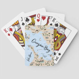 Jeu De Cartes Carte de la baie Georgienne