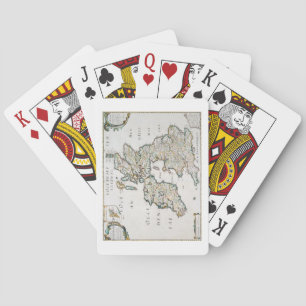 Jeu De Cartes Carte de la Grande-Bretagne et de l'Irlande, publi