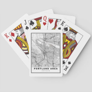 Jeu De Cartes Carte de la région de Portland