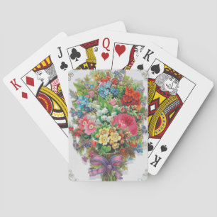 Jeu De Cartes Carte de la Saint-Valentin de l'ère victorienne, b
