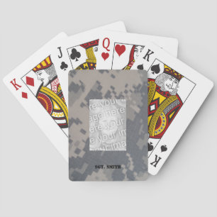 Jeu De Cartes Carte de lecture ACU personnalisée Camo Design Bic