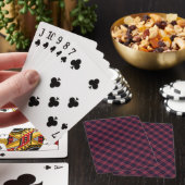 Jeu De Cartes Carte de lecture Black Red Check (In Situ)