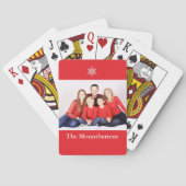 Jeu De Cartes Carte de lecture de texte photo personnalisée (dos)