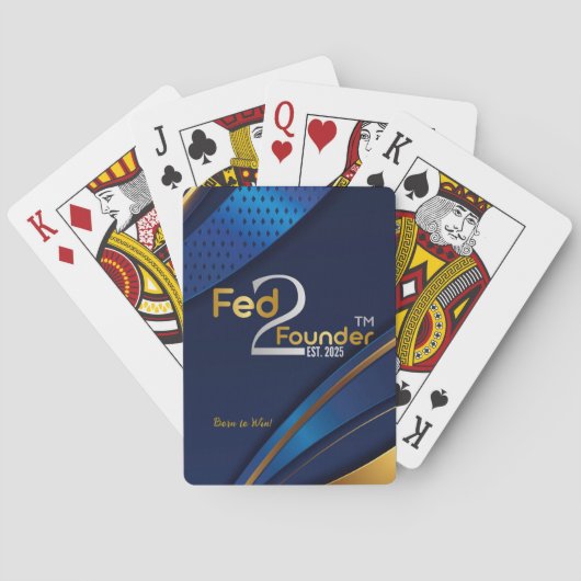 Jeu De Cartes Carte de lecture Fed2Founder (dos)
