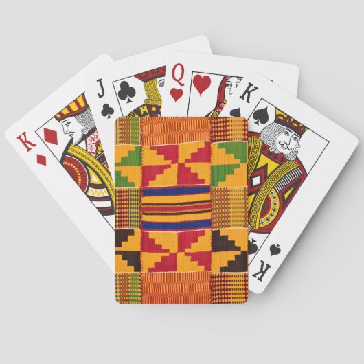 Jeu De Cartes Carte de lecture imprimée africaine (dos)