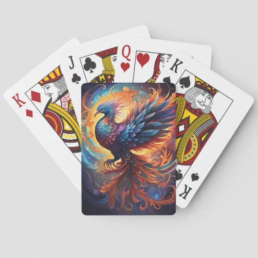 Jeu De Cartes Carte de lecture Phoenix (dos)