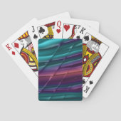 Jeu De Cartes Carte de lecture verte en latex (dos)