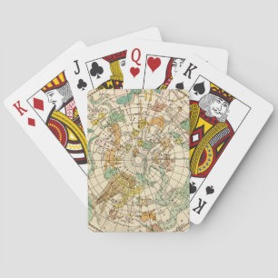 Jeu De Cartes Carte de l'étoile du ciel sud et de la configurati