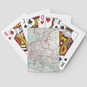 Jeu De Cartes CARTE De l'EUROPE, 12ème siècle