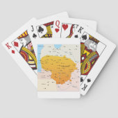 Jeu De Cartes Carte De Lituanie (dos)