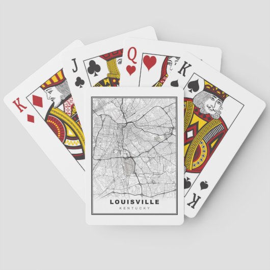 Jeu De Cartes Carte de Louisville (dos)