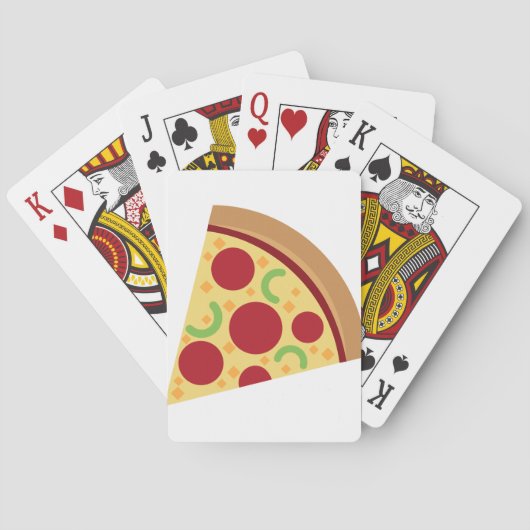 Jeu De Cartes Carte de pizza (dos)