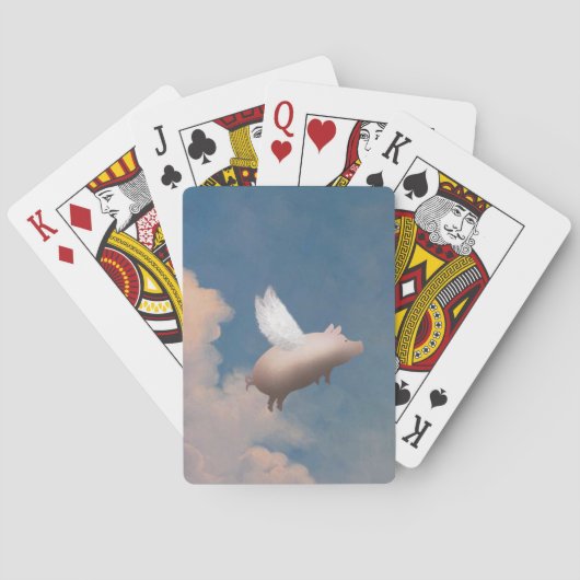 Jeu De Cartes carte de porc volant (dos)