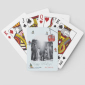 Jeu De Cartes Carte de ski photographique (dos)
