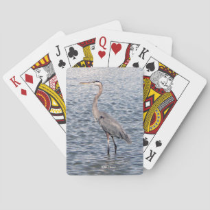 Jeu De Cartes Carte d'eau Blue Heron