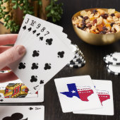 Jeu De Cartes Carte du drapeau texan natif (In Situ)