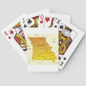 Jeu De Cartes Carte Du Missouri (dos)