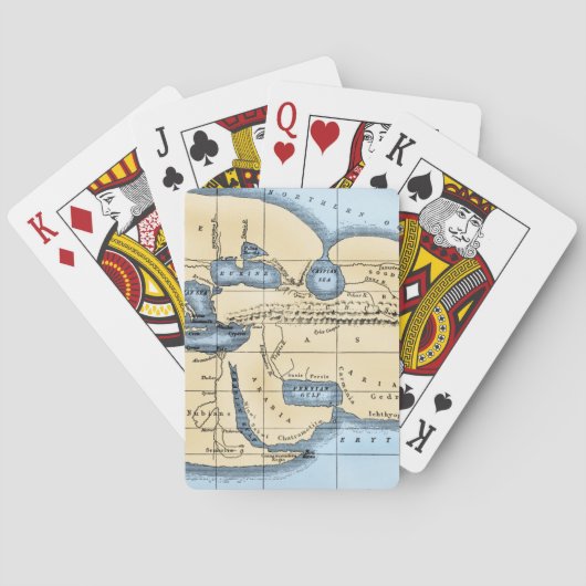 JEU DE CARTES CARTE DU MONDE : ERATOSTHENES (dos)