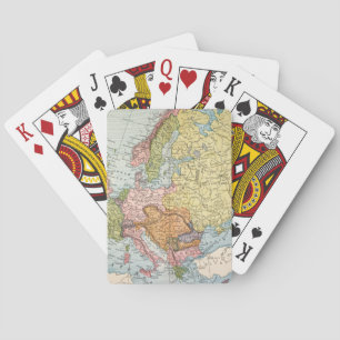 JEU DE CARTES CARTE : EUROPE, 1885