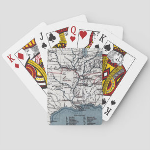 JEU DE CARTES CARTE : GUERRE CIVILE, 1861