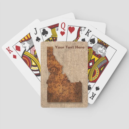 Jeu De Cartes Carte Idaho Spud (dos)