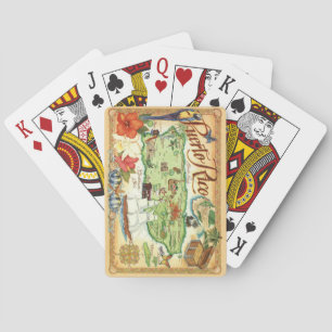 Jeu De Cartes Carte illustrée Porto Rico Jouer des cartes