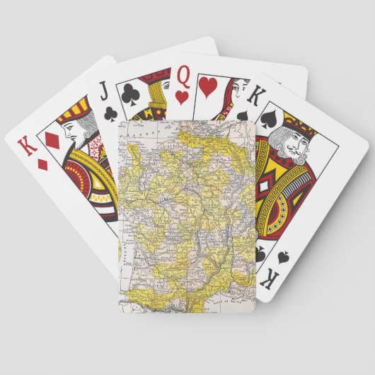 JEU DE CARTES CARTE : LA FRANCE (dos)