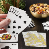 JEU DE CARTES CARTE : L'ANGLETERRE ET LE PAYS DE GALLES (In Situ)