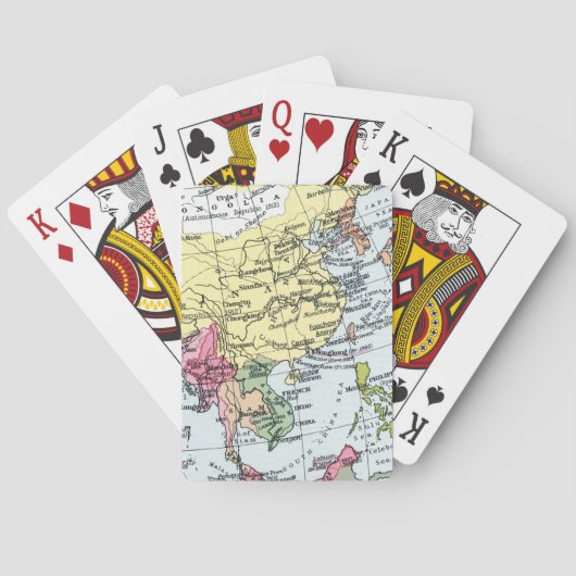 JEU DE CARTES CARTE : L'EUROPE EN ASIE (dos)