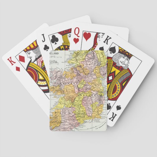 Jeu De Cartes CARTE : L'IRLANDE, c1890 (dos)