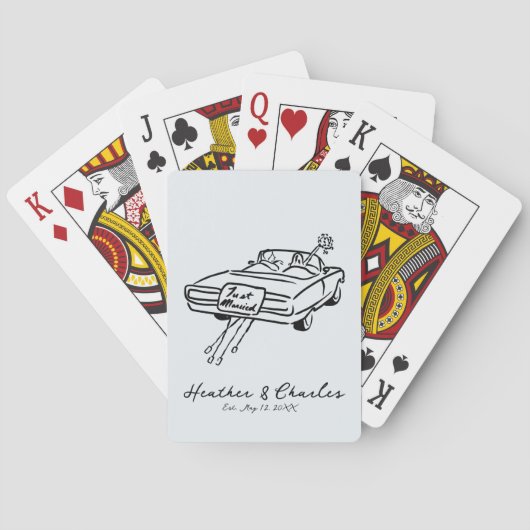 Jeu De Cartes Carte Mariée (dos)