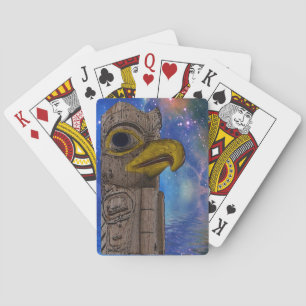 Jeu De Cartes Carte Pole Totem Autochtone Haïda