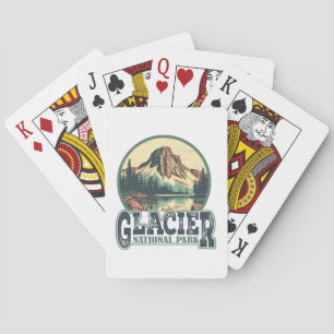 Jeu De Cartes Carte postale de voyage du parc national vintage G