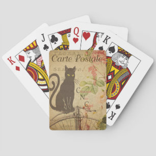 Jeu De Cartes Carte Postale Française Lecture Cartes