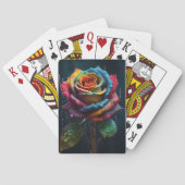 Jeu De Cartes Carte Rose Rainbow (dos)