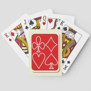Jeu De Cartes Carte Rouge - Cartes de Poker
