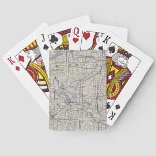 Jeu De Cartes Carte routière du Wisconsin 4