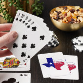Jeu De Cartes Carte texane indigène de drapeau (In Situ)