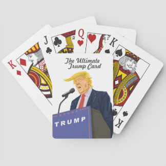 Jeu De Cartes Carte Trump finale personnalisable Président Trump