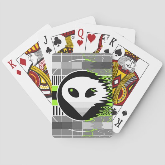 Jeu De Cartes Carte TV Alien (dos)