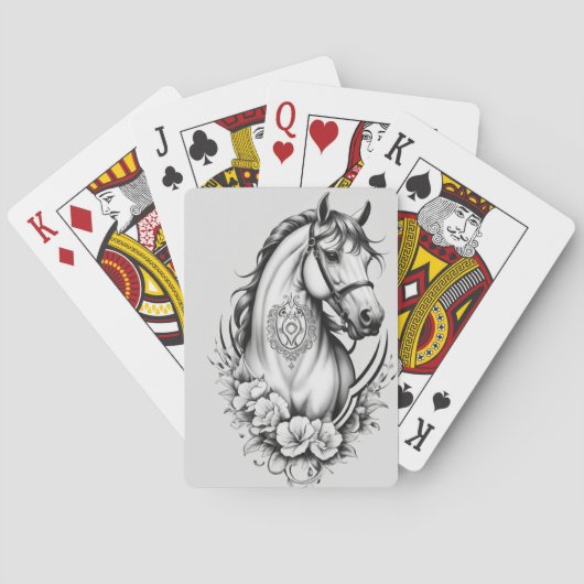 Jeu De Cartes cartes à cheval (dos)