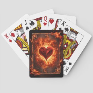 Jeu De Cartes Cartes cardiaques rouges