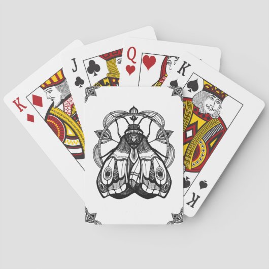 Jeu De Cartes Cartes classiques avec design imaginaire. (dos)